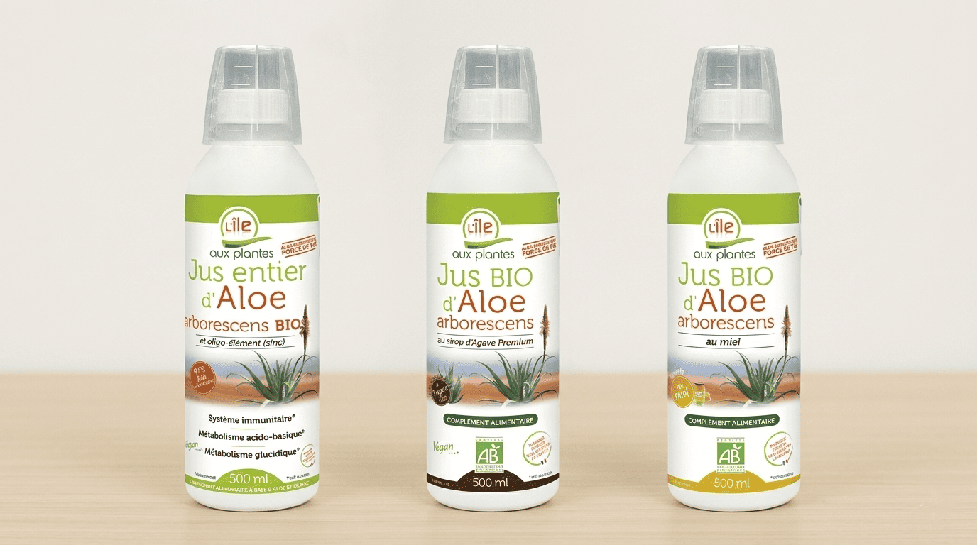 Jus aloe arborescens français